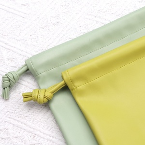 Custom Emboss Printing Waterproof Pu Leather Makeup <b>Drawstring</b> Bag Gift Travel Packaging Dust Cosmetic <b>Pouch</b> - Product Image 5