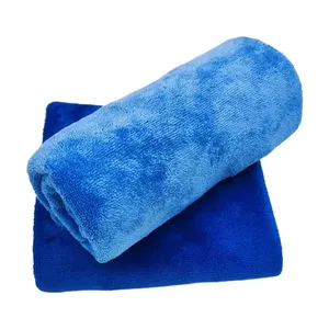 Customized Color 240gsm Cleaning Cloth Microfiber Plain Colour Absorption Cleaning Cloths Roll With Logo