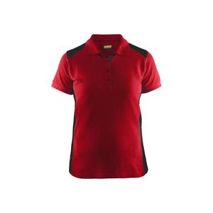 BLAKLADER - 339010505699XL Polo Femme Rouge/Noir-EAN 7330509588000 TRAVAIL T-SHIRTS ET POLO - Product Image 1