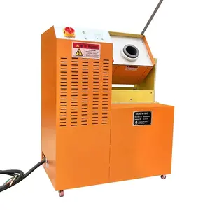 10 kg copper sliver gold induction melting furnace with manual tilting system