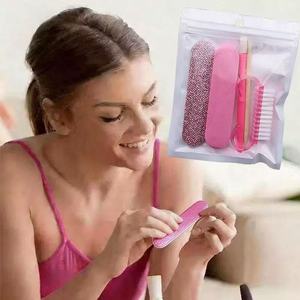 Complete <b>nail</b> art tool <b>kit</b>, <b>nail</b> sanding strips, mini <b>nail</b> filing set, double-sided manicure, buffing, and horn brush - Product Image 1