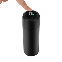 Bouteille d'eau isotherme intelligente de 400 ml avec affichage numérique de la température, personnalisable avec logo, conception à batterie remplaçable