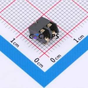 GT-BTP30002-0350B-019A Blade/Spring Contact Battery Connector SMD,P=3mm Connector Spring Contact Type 3mm 2P Vertical Mount - Product Image 2