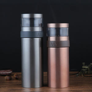 Gobelet isotherme créatif en acier inoxydable avec infuseur à thé, double paroi isolée, 12-24 heures, cadeau d'affaires pour tous - Product Image 4