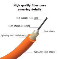 Factory Price Data Center Multimode OM1 OM2 SC ST Duplex 2/3mm Fiber Patch Cable | High Speed FTTH Indoor OFNR Cabling 1 Year
