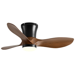<b>Ceiling</b> <b>Fan</b> Light With Led Fixed Blade For Bedroom Entryway Home Use Silent Operation 5 Year Warranty - Product Image 2