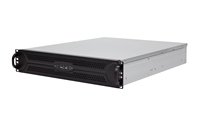 Châssis de serveur TOP2U650 prenant en charge les cartes mères MAX E-ATX, alimentation 2U standard, 9 baies 3,5 pouces (compatible SSD/HDD 2,5 pouces), 2 ports USB 2.0 pour le stockage
