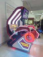 Machine de boxe électronique à monnayeur Super Boxing, machine de boxe d'arcade pour arts martiaux et gants de boxe, pour usage intérieur