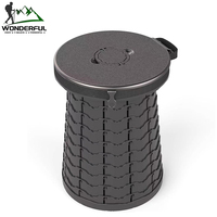 Tabouret pliant domestique monobloc pratique et autonome siège de toilette en plastique moderne pour parking utilisation en extérieur dieux d'urgence