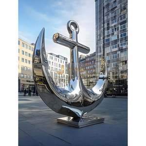 Escultura Abstracta Moderna de Acero Inoxidable 3D LL321 para Decoración Exterior de Grandes Centros Comerciales - Product Image 2