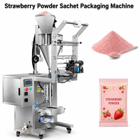 Machine d'emballage automatique verticale pour le remplissage et la fermeture de sachets de poudre de fraise, de poudre de fruits et de poudre de lait