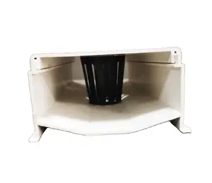 Cheap hydroponic system for vegetables farming NFT Channel size 100*50mm V bottom from China