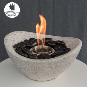 Small Portable Portable Fireplace Free Standing Bio Ethanol Fireplace Burner <strong>Table</strong> <strong>Top</strong> <strong>Fire</strong> <strong>Bowl</strong> - Product Image 6