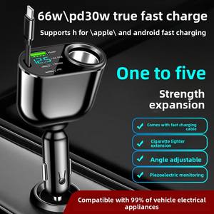 100W tecnologia di ricarica rapida caricabatteria per auto Pd30W + Super con cavo retrattile pieghevole - Product Image 5