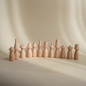 Giocattolo Educativo Montessori in Legno: Bambole Arcobaleno con Cappelli Intercambiabili, Gioco di Ruolo per Bambini, Abbinamento Colori e Impilamento per Bambini e Bambine - Product Image 3