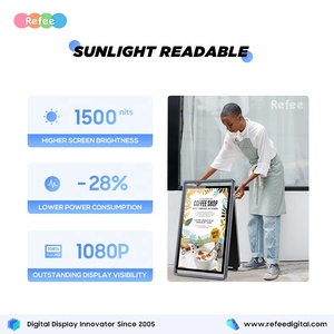 Pantalla Digital Exterior IP65 Resistente al Agua, con Energía Solar, LCD de 43 Pulgadas, 1500 Nits de Brillo, Portátil, para Exteriores, Centros Comerciales, OA43 - Product Image 4
