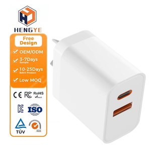 20W USB-C อะแดปเตอร์ EU 220V ที่ชาร์จ20W NZ AU adaptateur de Charge 20W ช่องเสียบผนังพร้อมที่ชาร์จ USB แบบ C - Product Image 1