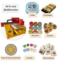 Imprimante alimentaire jet d'encre A3 Plus XP600 tout-en-un automatique multicolore à plat rechargeable pour gâteaux et bonbons, nouvelle vente chaude