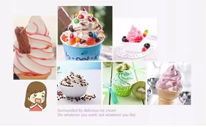 Machine à crème glacée <span class=keywords><strong>Goshen</strong></span> Café-restaurant Fabricant professionnel de sorbetière Machine de fabrication de crème glacée molle commerciale - Product Image 6