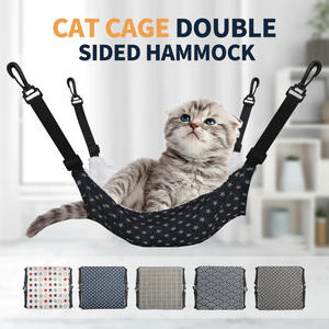 Hamaca para Gatos de Tela de Terciopelo Transpirable Ajustable con Gancho para Colgar, Nido y Juguete de Escalada para Gatos - Product Image 3