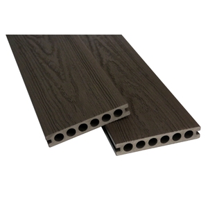 MEDOO Pavimentazione WPC Co-Estrusa Cava Moderna Quadrata Liscia Spazzolata per Esterni Giardino con Doppio Blocco a Incastro 18mm Resistente all'Acqua - Product Image 3