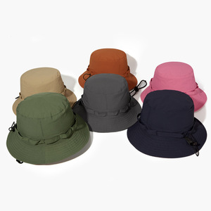 Chapeau de pêcheur pliable personnalisé avec logo, chapeau de randonnée, chapeau de soleil imperméable réglable pour l'extérieur, avec crochet - Product Image 5