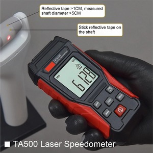 Tacômetro Laser Digital TA500 com Medição de <span class=keywords><strong>RPM</strong></span> com e sem Contato Display com Luz de Fundo Medidor de Rotação - Product Image 4