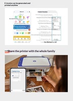 Printer HP 2822/4926 Rumah Pelajar Kecil Nirkabel Tanpa Tinta All-in-One
