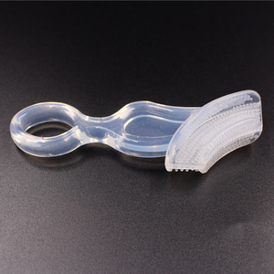 Silicone doux main pointant <span class=keywords><strong>appareil</strong></span> <span class=keywords><strong>dentaire</strong></span> bébé langue bouche gomme nettoyant <span class=keywords><strong>brosse</strong></span> à dents orale enfants - Product Image 1