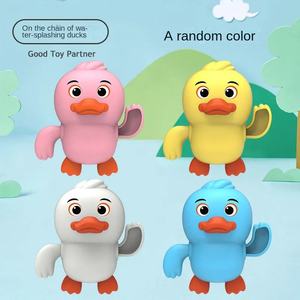 Juguete de Baño de Plástico ABS con Sonido al Apretar, Cadena de Agua en Espiral con Patito, Oso y Tortuga, para Niños de 5 a 7 Años, Celebrado en Internet por Zhiqu - Product Image 3