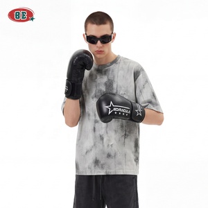 T-shirts Hip Hop <span class=keywords><strong>Homme</strong></span> Grande Taille <span class=keywords><strong>XXL</strong></span> Personnalisables Effet Délavé Streetwear Coupe Oversize Séchage Rapide Été – Vente en Gros - Product Image 1