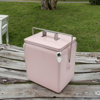 Glacière portable 13L personnalisée, moderne, en métal, à compresseur, écologique, pour camping, randonnée, pique-nique et plage