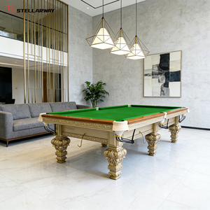 Table de <span class=keywords><strong>billard</strong></span> STELLARWAY en chêne sculpté vintage, ardoise industrielle de 4,5 cm, professionnelle, 7 pieds, 8 pieds, 9 pieds, design classique - Product Image 5