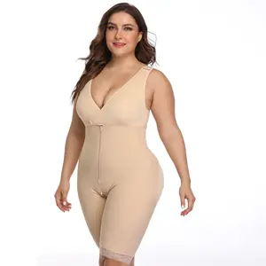 新款时尚欧美风格提臀连身衣无缝塑身衣成人加大码女性塑身胖女人
