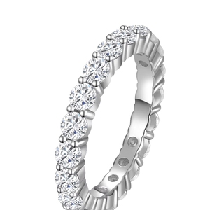 Anel Feminino de Luxo Aivenchy com Diamante Cultivado em Laboratório, Joia Fina em Prata Esterlina 925, Anel de Dedo Feminino de Luxo com Moissanite - Product Image 2