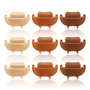 Perles focales en silicone pour la fabrication de bracelets porte-clés, bijoux en silicone, sans BPA, 3D Jésus-Noé, arche religieuse chrétienne - Product Image 5