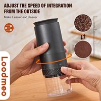 Moulin à café numérique intelligent automatique avec 38 niveaux de réglage, pour café moulu et en grains, idéal pour les voyages