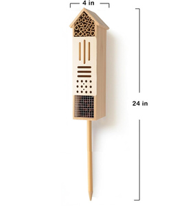 Casa <span class=keywords><strong>de</strong></span> Madera para Insectos, Hotel para Insectos, <span class=keywords><strong>Mariposas</strong></span>, Mariquitas, Hábitat Natural para Insectos Beneficiosos, Decoración <span class=keywords><strong>de</strong></span> Jardín, Personalizable - Product Image 5