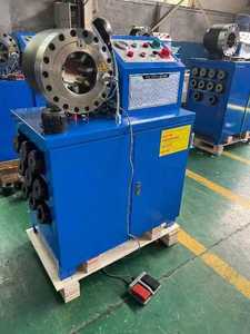 3 In Één Hete Pers Schuine Hydraulische Slang Krimpmachine Schuiven Snijcrimper Met Ingebouwde Schuiven En Snijden - Product Image 5