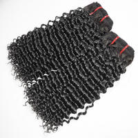 Extensiones de Cabello 100% Alineadas con la Cutícula, Cabello Virgen 12A Sin Procesar, Doble Trama a Máquina, Ondulado Profundo, Cabello Virgen Vietnamita 100%