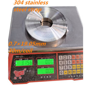 1/2 3/4 Aisi201 316l 304ステンレス钢バンドストリップ/ストラップ/バンド/ストラップバンドテープ - Product Image 6