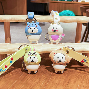 Nuevo Llavero Creativo Giekawa 3D de Goma y Aleación de Zinc, Impermeable, con Diseño de Muñeca de Dibujos Animados, Colgante para Bolso, Pequeño Regalo - Product Image 3