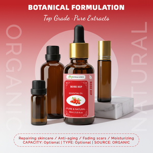 Huile de graines de rose musquée 100% pure, naturelle et biologique pour le visage, huiles végétales en vrac, huile de rose musquée biologique pressée à froid du fournisseur - Product Image 2