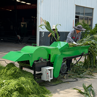 Machine professionnelle de hachage et de broyage du maïs et de l'herbe pour la production d'ensilage