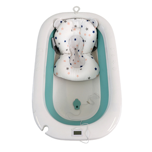 Ensemble <span class=keywords><strong>de</strong></span> bain pour nouveau-né en polypropylène sûr avec affichage <span class=keywords><strong>de</strong></span> température pour un rangement compact et la commodité du bébé - Product Image 2
