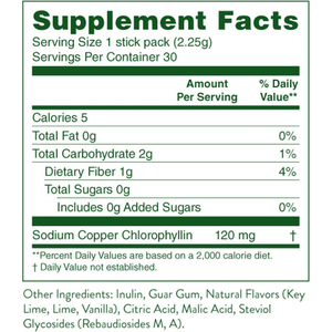 Extra Strength Chlorophyll Antioxidant Detoxifying Powder Packs (4 Flavors <strong>Spearmint</strong>/Lime/Apple/Melon) 30 Packs Sugar <strong>Supplement</strong> - Product Image 6