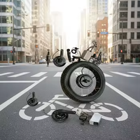 Vente flash, kit de conversion de vélo électrique de haute qualité EN15194 CE/EMC approuvé, 24 pouces, 1000 W, pour vélo à pneus larges/vélo de neige