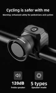 Vente en gros d'accessoires de vélo de montagne Horn, mini USB, chargeur, équipement électronique imperméable, accessoires de trottinette pour enfants - Product Image 5