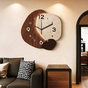 Orologio <span class=keywords><strong>da</strong></span> <span class=keywords><strong>Parete</strong></span> Analogico Silenzioso in <span class=keywords><strong>Stile</strong></span> <span class=keywords><strong>Vintage</strong></span>, Senza Cornice, con Motivo Still Life per Soggiorno e Ristorante, in 'Porcellana Cristallina' - Product Image 1