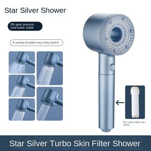 Otel Bathrooms için güçlü banyo filtresi ile özel sınır ötesi el içi boş basınçlı duş başlığı - Product Image 6